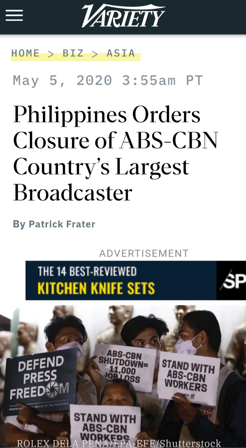 World Headlines Abs Cbn Closure